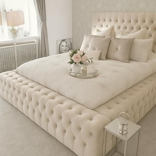Windsor bed plush velvet - bed,