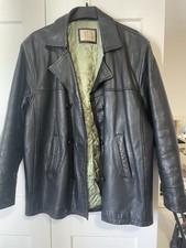Men’s Heavy Black Leather Jacket