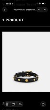 Versace Medusa Leather and
