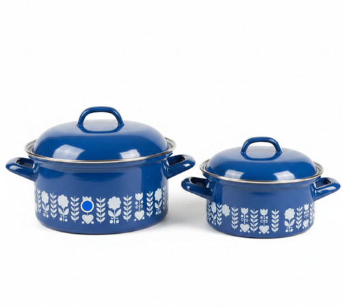 Herma vintage enamel casserole - herma,