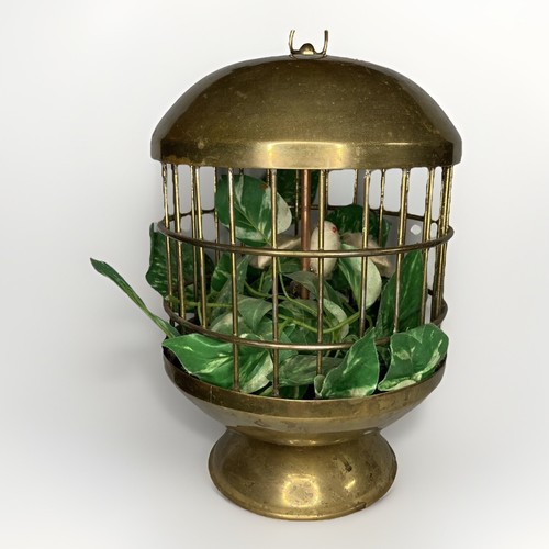 Mid century modern brass bird - modern,