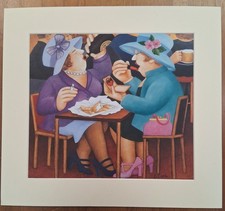 Beryl Cook mounted print -