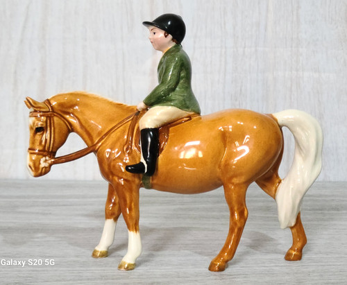 Beswick young boy palomino - beswick,