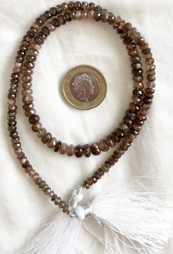 Andalusite faceted rondelle - andalusite,,