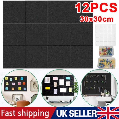 Pcs large black felt - black,
