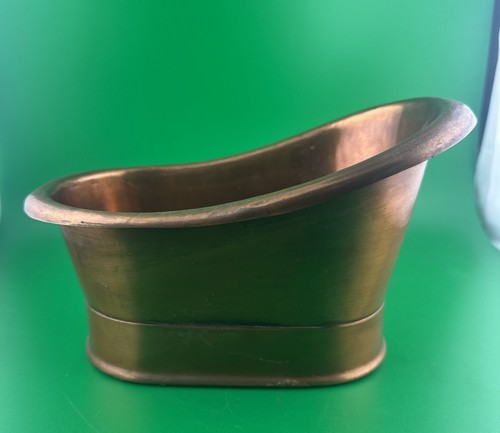 Vintage mini copper bathtub - copper,