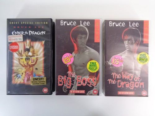 Bruce lee vhs video tapes - video,