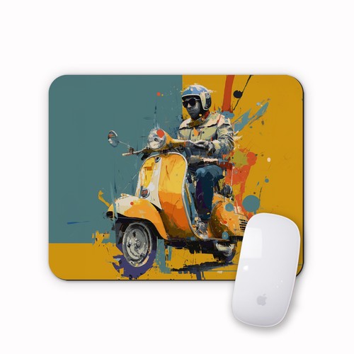 Mod scooter mousemat vintage - mod,