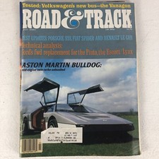 VINTAGE Road and Track Magazine July 1980 Aston Martin Bulldog Porsche 928