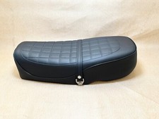 1972-1973 Honda CB350 K4-K5 Bike Seat Black Metal Pan Classic Style Motorcycle.