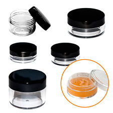 3ml 5ml 10ml Empty Round Plastic Cosmetic Container Sample Pill Pot Jar Travel