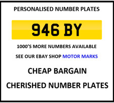 946 BY CHERISHED NUMBER PLATE BY GABBY ABBY 946 BY BETSY BRIAN BELINDA BETH BOB