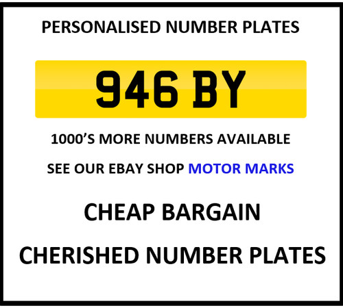 946 cherished number plate - 946, by