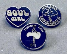 Northern Soul Pin Badges
