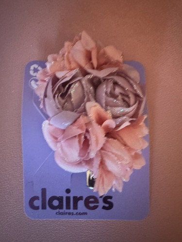 New peach lilac roses hair - peach,
