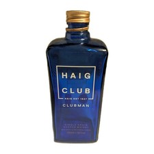 Haig Club Empty Whiskey Bottle