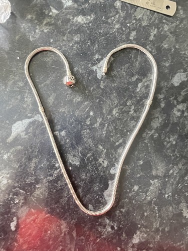 Pandora silver necklace - silver,