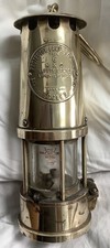 Vintage Eccles Brass Protector Miners Lamp Type 6 M & Q B/28