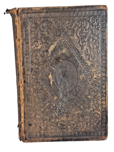 1849 holy bible leather - bible,