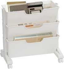 Mobile Bookshelf with Wheel