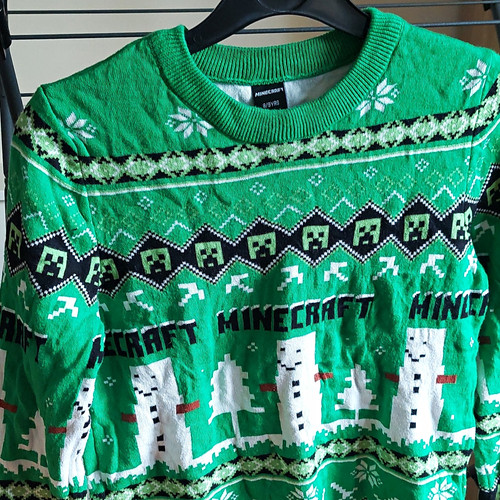 Minecraft green fair isle - minecraft,
