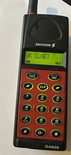 Retro 1996 Red Ericsson GA628 - Brick Phone - (2G GSM 900) - Carrier Unlocked