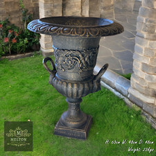 Rustic Grand Cast Iron urn