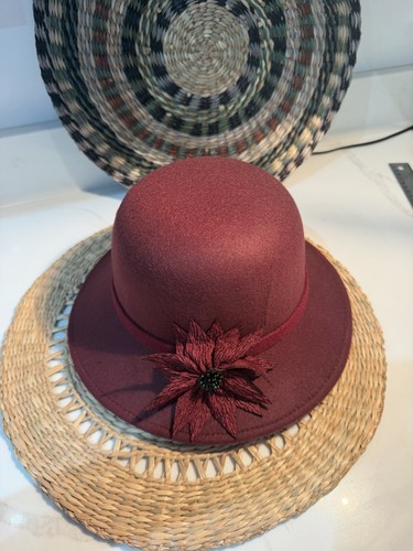 Burgundy maroon 100 wool - maroon, 100%
