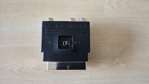 Rca and vhs composite - and,