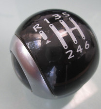 CITROEN DS3 MK1 Black aluminium LIFT UP REVERSE manual 6 Speed Gear Knob genuine