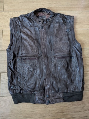Vintage echtes leder rind - echtes,