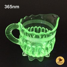 Vintage clear pressed glass