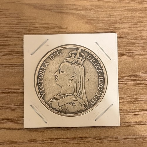 1891 queen victoria - crown, coin