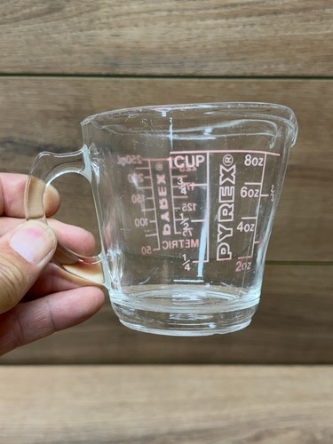 Pyrex 508 small red letter - pyrex,