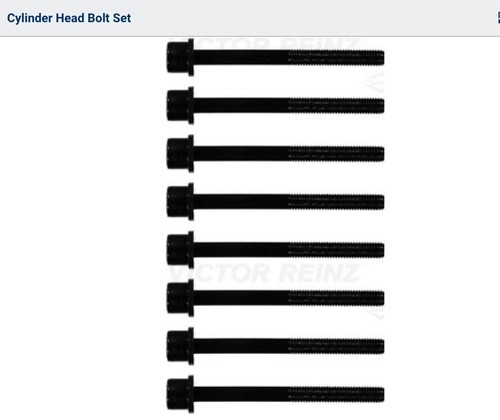 Cylinder head bolt set for - cylinder,