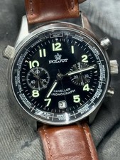 Poljot Traveller Chronograph Watch 671/999 Mechanical USSR