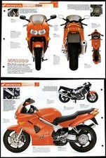 Honda VFR800 - Studio - Essential Superbike Data File Fold-Out Page