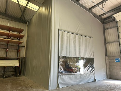 Pvc warehouse partition floor - partition,