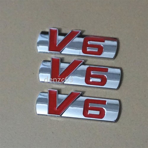Silver chrome red metal - 3x,