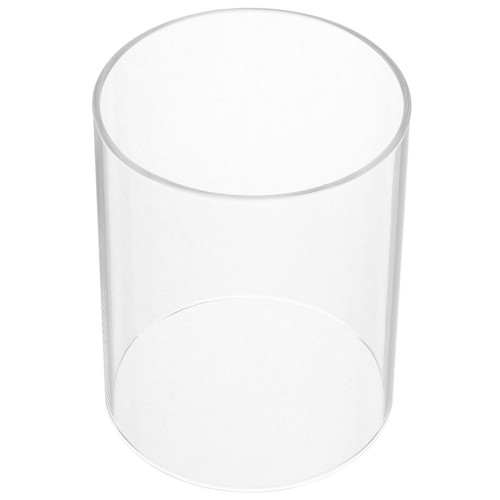 Clear glass candle shade - glass,