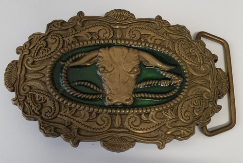 Cattle head horns green - horns,