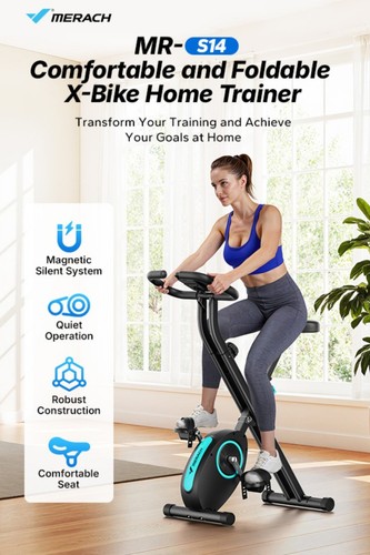 Merach folding exercise bike - merach,