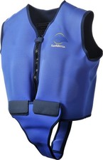 Konfidence Adult Swim Jacket - Blue/Yellow (38-42" Chest)