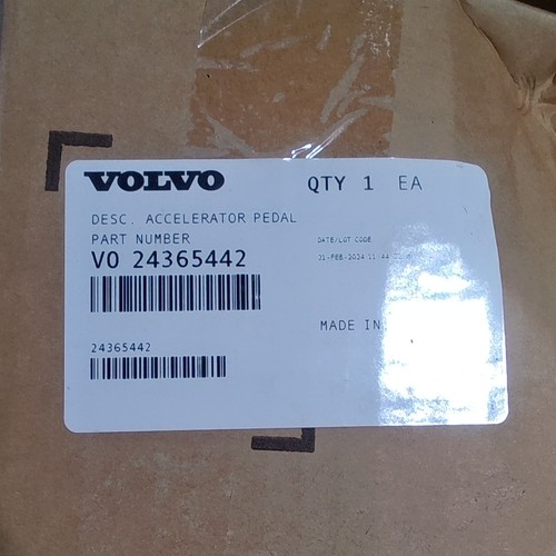 Volvo 24365442 erator - , pedal