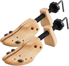 2 Way Cedar Shoe Trees Wooden Shoe Stretcher,Adjustable Large Size for Men and W