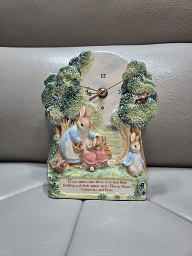 Peter rabbit clock - peter,