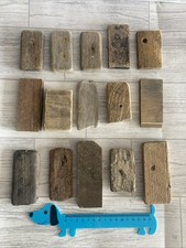 15 Driftwood Blocks Bundle Beach Arts Crafts #34