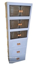 Stackable Plastic Storage Bins Collapsible Closet Organizers Folding Storage Box