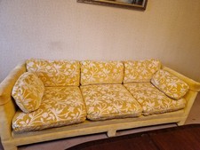 drexel heritage 1960’s vintage floral 3 seat sofa *no fire label*