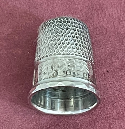 Silver thimble size - thimble,,